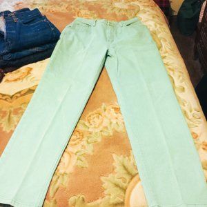 Cherokee Stretch Jeans Color Lt Green Size 14A